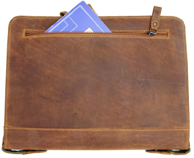 Konferenzmappe HELMHOLTZ aus braunem Grassland-Leder - inkl. Lederpflege Konferenzmappe HELMHOLTZ aus braunem Grassland-Leder - inkl. Lederpflege von Ledertaschenshop24