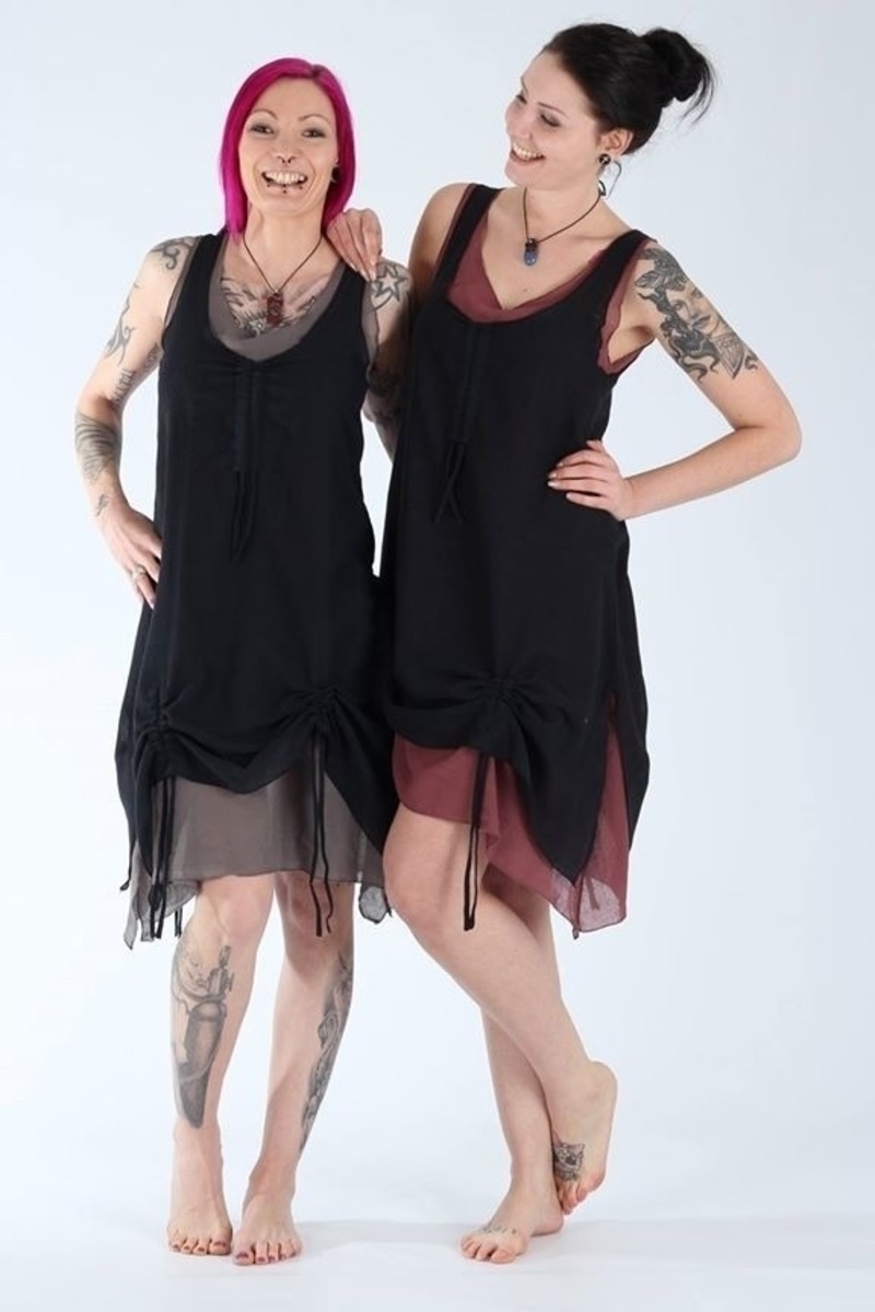 2 Lagenkleid Model "Avatar" Fair Trade von Devi Design