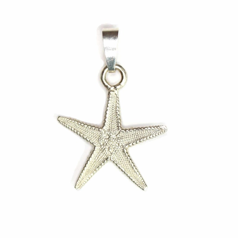 Anhänger Seestern 925er Silber von Muschelkreation Christine Bachmann