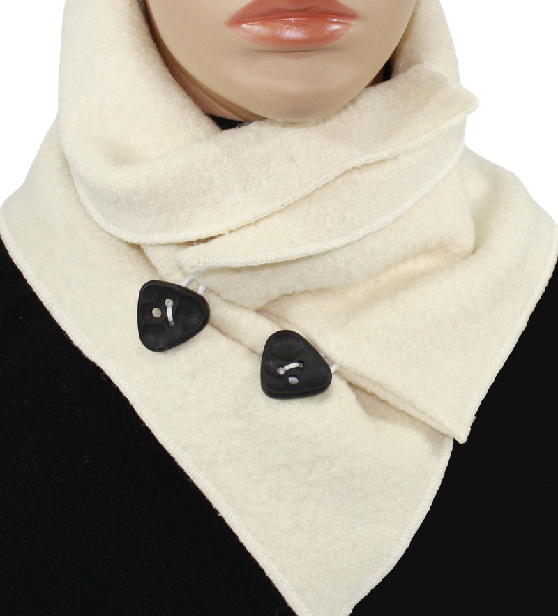 Walk Mütze Walk Schal Walk Stulpen Set wollweiß Walk Mütze Walk Schal Walk Stulpen Set wollweiß von klennes