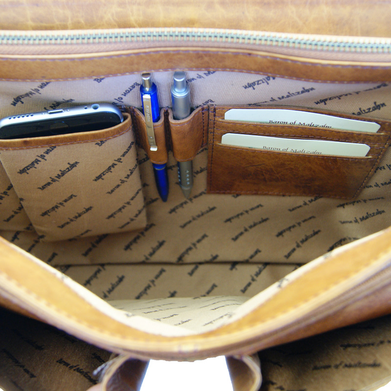 Aktentasche WASHINGTON aus Rodeo-Leder - inkl. Lederpflege von Ledertaschenshop24