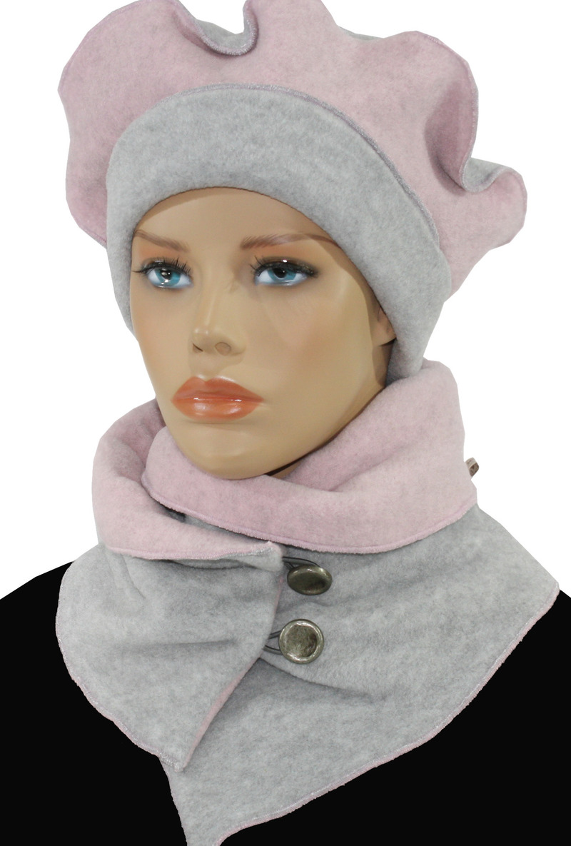 Damen Mütze Schal Handschuhe 3er Set Fleece Luca von klennes