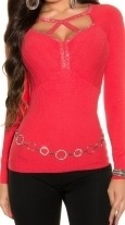 Trendy Koucla Pullover mit Strass von Fashionshop2012