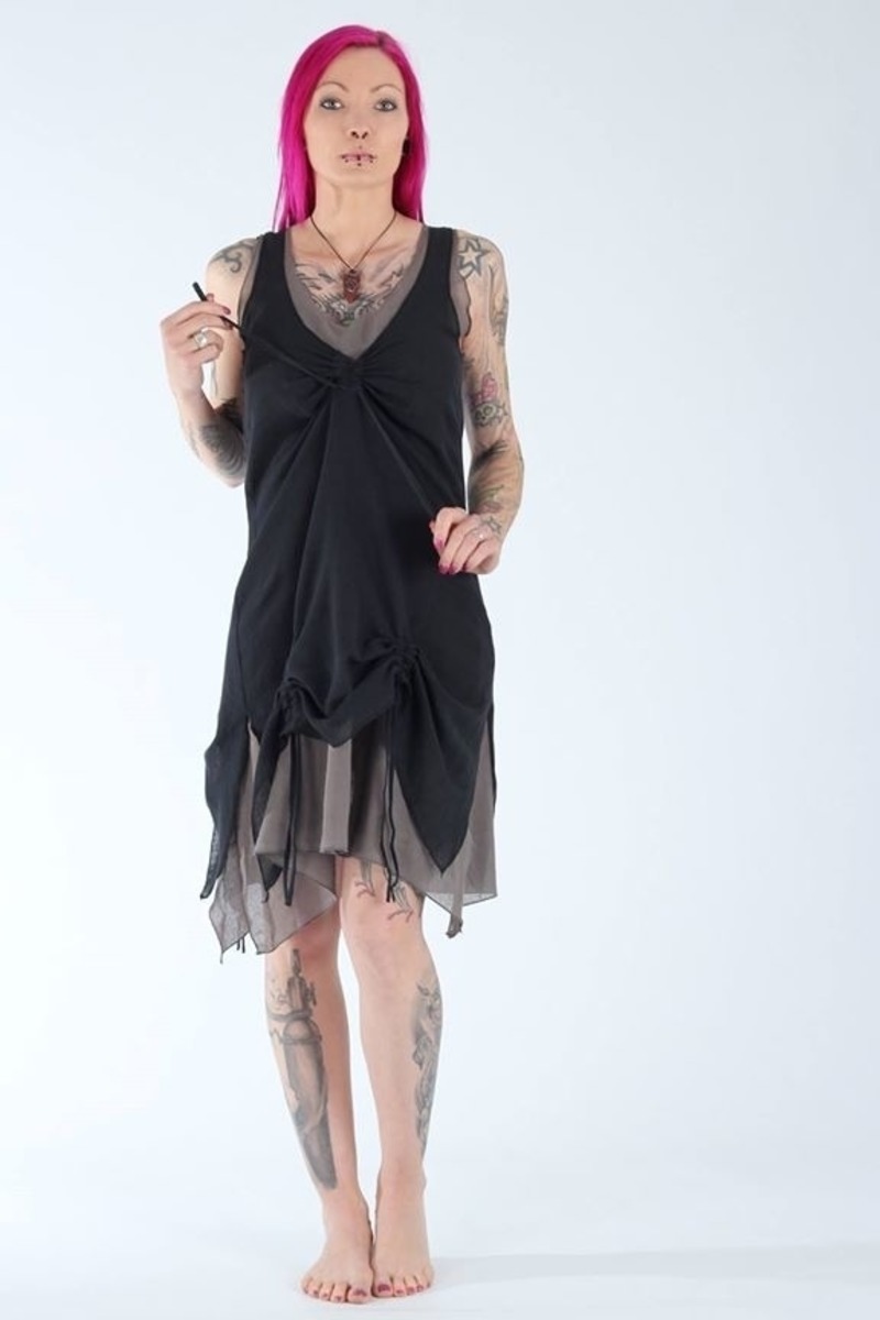 2 Lagenkleid Model "Avatar" Fair Trade von Devi Design