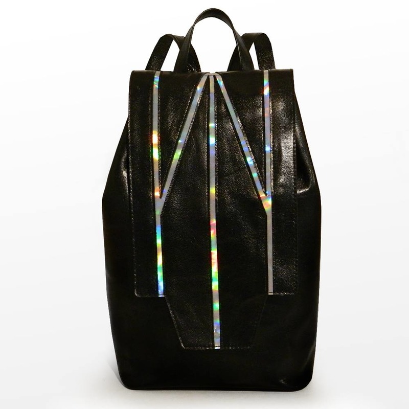 Echtleder Rucksack „Simetria“ von Erika Szücs