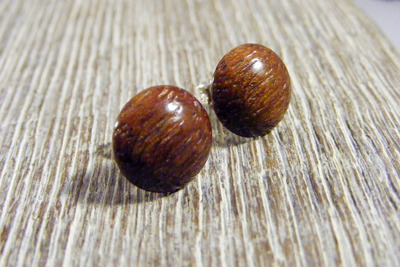 Holz Ohrstecker Silber 925 Bongossi Holz Ø 11mm Holz Ohrstecker Silber 925 Bongossi Holz Ø 11mm von Holzfelge
