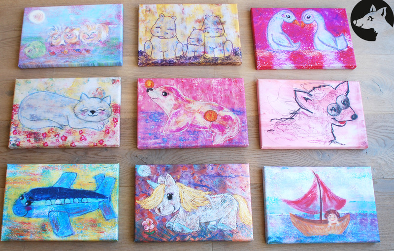 Leinwanddruck verschiedene Motive Leinwanddruck verschiedene Motive von Little-Walking-Wolf