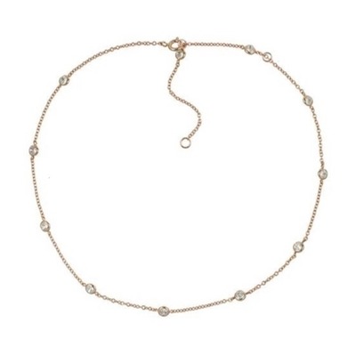 Solitaire Choker, Rosegold Solitaire Choker, Rosegold von Pour Toi Jewelry