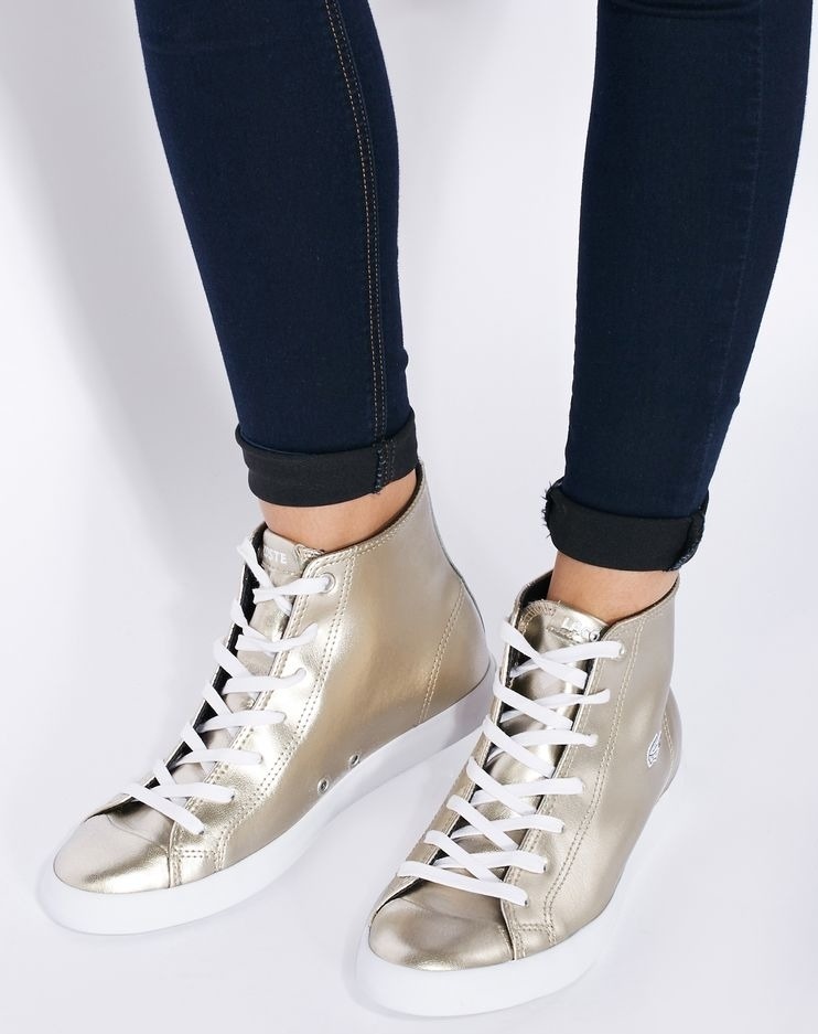 LACOSTE WOMEN NEW SNEAKERS CHAMPAGNE METALIC DAMMEN TRAINERS SHOES LACOSTE WOMEN NEW SNEAKERS CHAMPAGNE METALIC DAMMEN TRAINERS SHOES von Tic Tac Toe