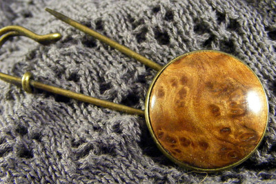Tuchnadel / Kiltnadel Sandarak Holz Ø 25mm Tuchnadel / Kiltnadel Sandarak Holz Ø 25mm von Holzfelge