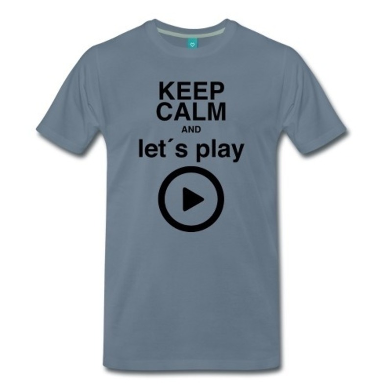 HerrenShirt "Keep calm and let´s play" von DaiSign