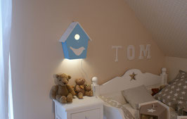 Vogelhauslampe hellblau von Vogelhauslampen