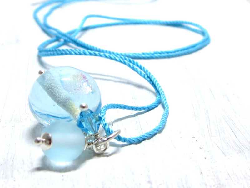 LANGE KETTE UNIKAT GLASPERLEN LANGE KETTE UNIKAT GLASPERLEN von SilkArt-AntjeTopf