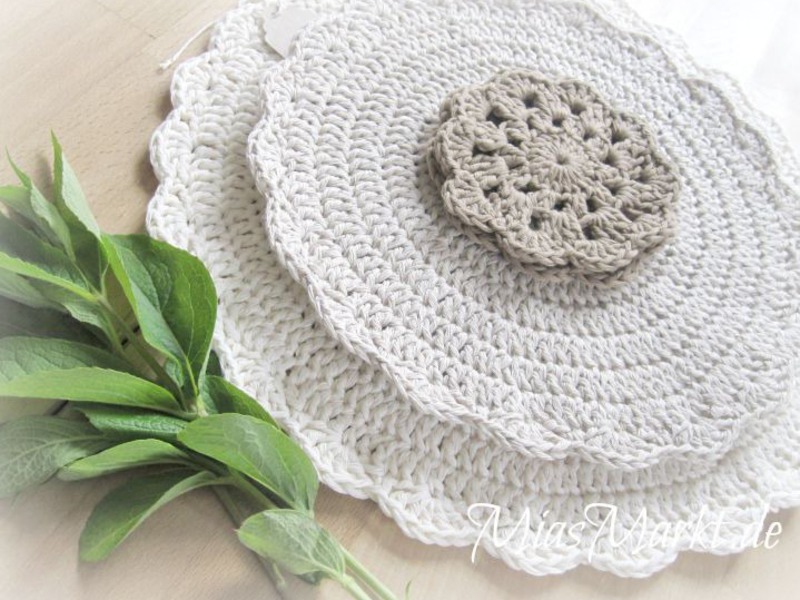 Serie *Wohn-dich-schön* Tischset beige von Mias Markt