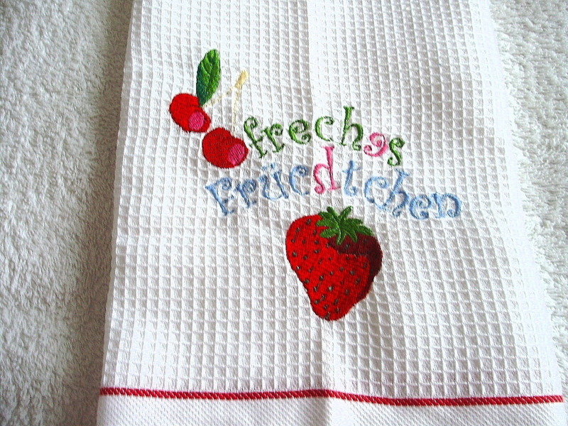 Geschirrtuch Waffelpique' - Freches Früchtchen Geschirrtuch Waffelpique' - Freches Früchtchen von Hobbyhaus