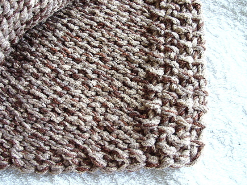 Schal★Strickschal★Schoko★aus Bändchengarn★handgestrickt★ von Hobbyhaus