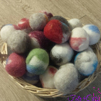 Rappelball aus Filz Rappelball aus Filz von Filz4Catz