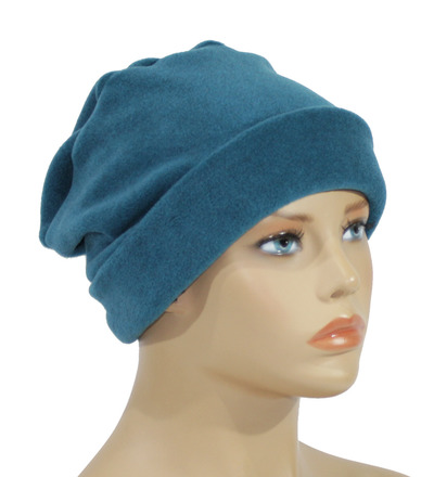 Fleecemütze Beanie Mütze petrol Fleecemütze Beanie Mütze petrol von klennes