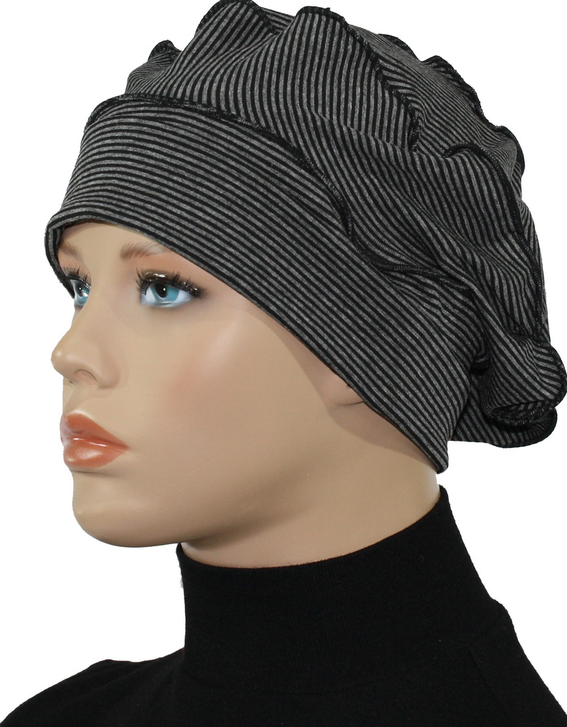 Ballonmütze Slouch Barett Chemo Cap Mütze grau Ballonmütze Slouch Barett Chemo Cap Mütze grau von klennes