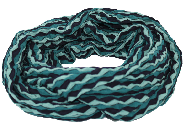Loop Schal blautöne Alexi von klennes