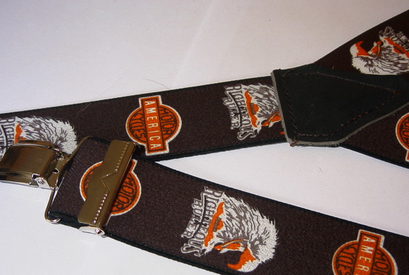 BIKER - Hosenträger - Motorrad - Adler -  Deutschland - Amerika - 3 Clip Clip BIKER - Hosenträger - Motorrad - Adler -  Deutschland - Amerika - 3 Clip Clip von Melsa-1atrend