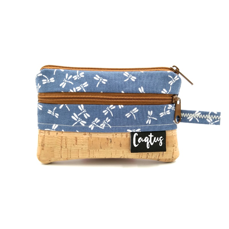 Mini Geldbeutel Kork Handmade von Caqtusdesign