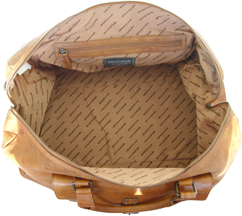 Reisetasche NAPOLEON aus braunem Rodeo-Leder - inkl. Lederpflege Reisetasche NAPOLEON aus braunem Rodeo-Leder - inkl. Lederpflege von Ledertaschenshop24