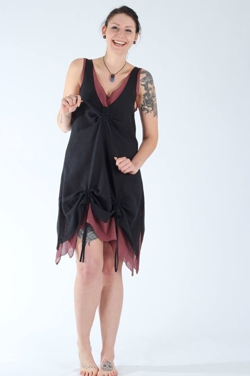 2 Lagenkleid Model "Avatar" Fair Trade von Devi Design