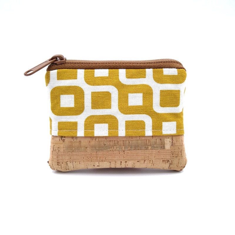 Mini Geldbeutel Kork Handmade von Caqtusdesign