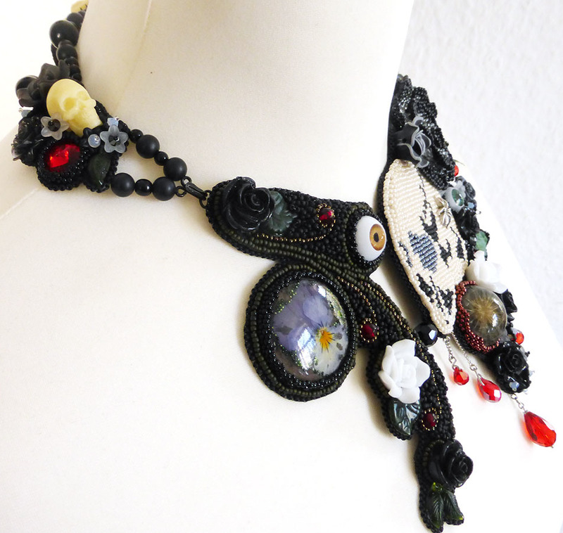 Halskette, Collier, Gothic von The-Pearlfactory