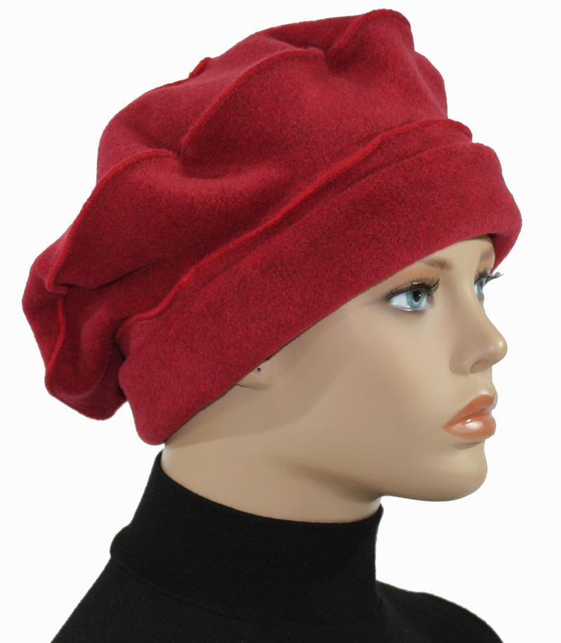 Mütze Schal Handschuehe Set Fleece rot Paula von klennes