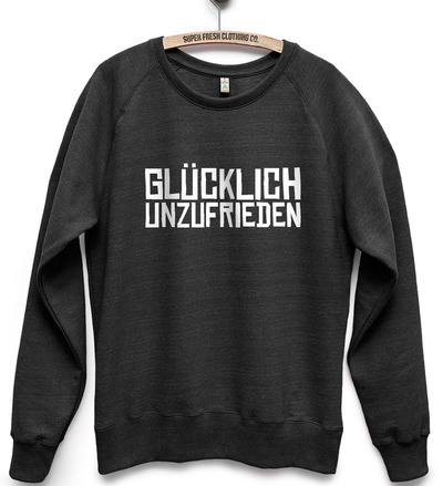 Glücklich Unzufrieden Crewneck von KaneGrey