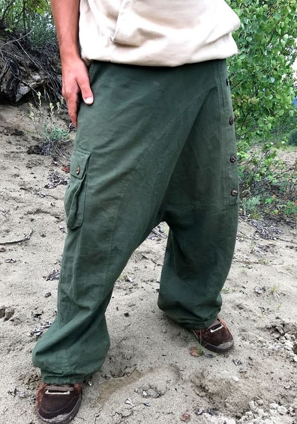 Grüne Pumphose Pluderhose GoaHose Haremshose Hippie Kleidung Goa Klamotten Psychedelic Hippie Hose Grüne Pumphose Pluderhose GoaHose Haremshose Hippie Kleidung Goa Klamotten Psychedelic Hippie Hose von Gravity Shift ॐ Psy-Hippie-Goa-Shop