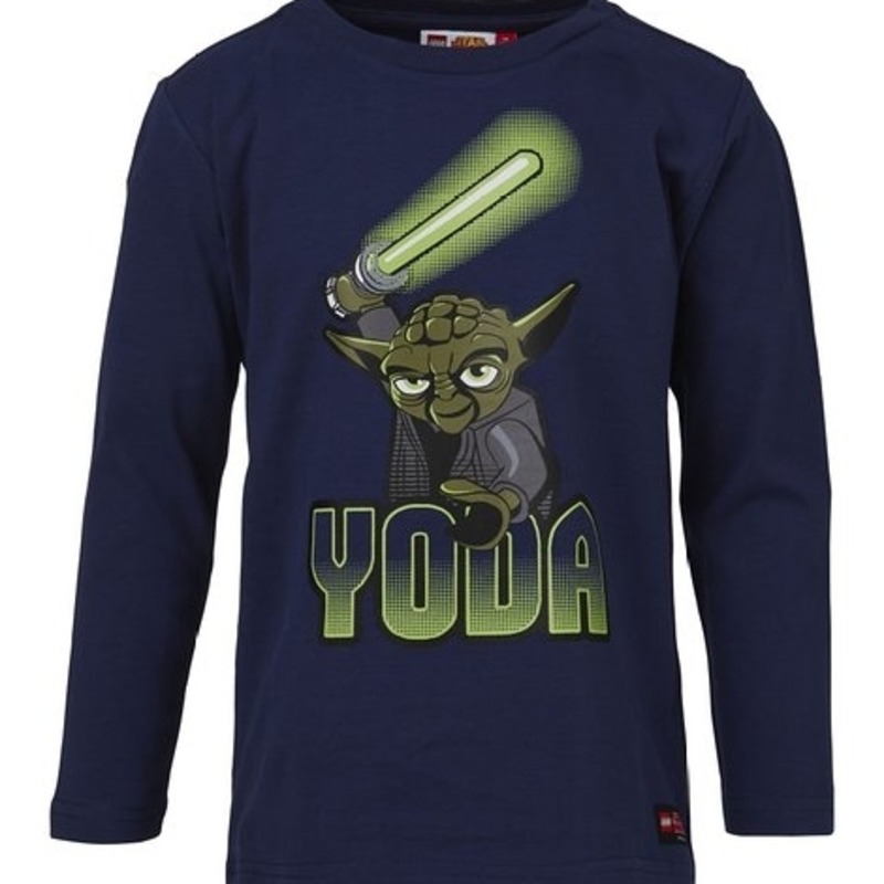 LEGO wear Jungen Langarmshirt Star Wars Yoda von LALELU Baby- und Kindermode