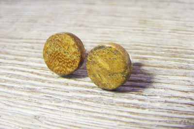 Holz Ohrstecker Silber 925 Robinie-Maser Holz Ø 10mm Holz Ohrstecker Silber 925 Robinie-Maser Holz Ø 10mm von Holzfelge