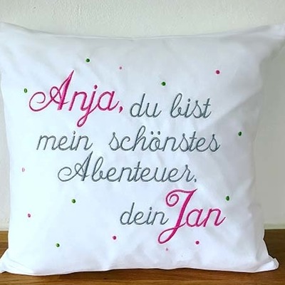 Statementkissen, Kissen mit Botschaft Statementkissen, Kissen mit Botschaft von Luettenmaat