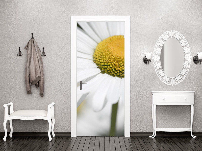Türbild Türaufkleber Tür Deko Türposter Gänseblümchen Blume weiß gelb Türbild Türaufkleber Tür Deko Türposter Gänseblümchen Blume weiß gelb von GrazDesign