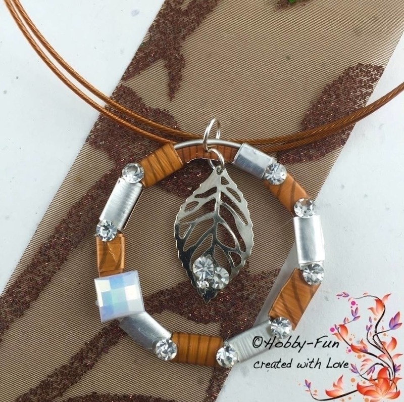 UNIKAT: Kapselschmuck "Rad im Wind" von Hobby-Fun-Creativwelt