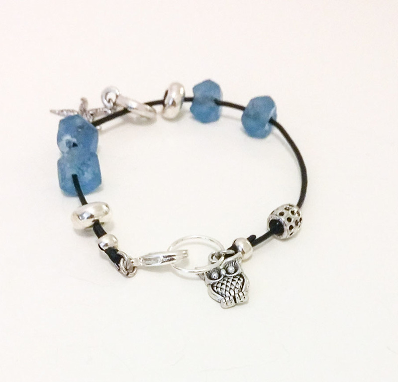 Perlen Drahtarmband von Unikats-by-Sabine-Greim