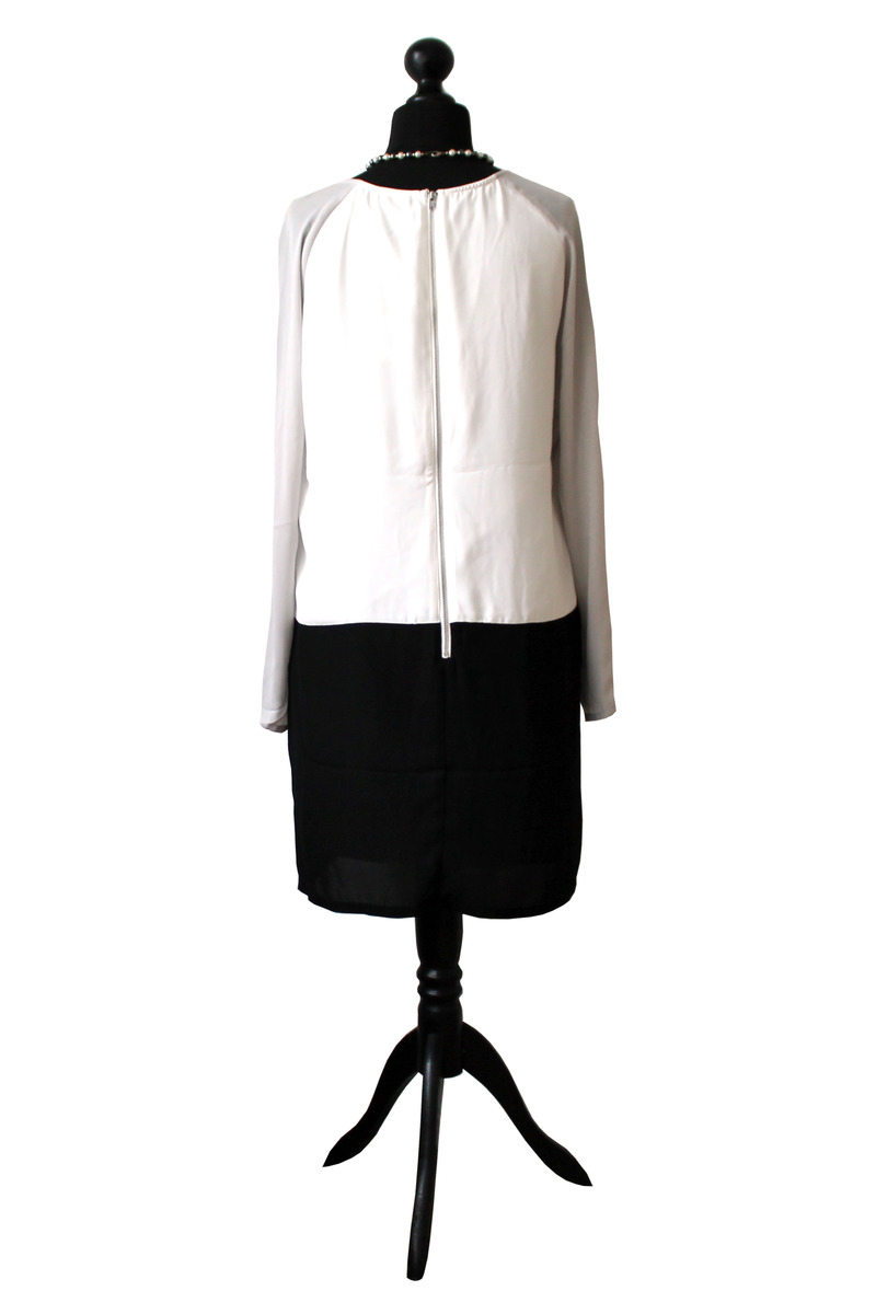 Übergangskleid Black&White | Vila Clothes | JUUCCO Collection (Größe: 38/L) von JUUCCO