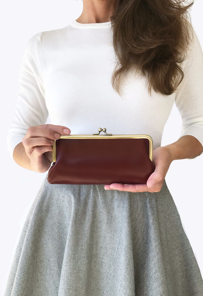 Geldbörse Damen, Clipbörse „Lea“ in dunkelrot, Damen Portemonnaie, Damen Geldbeutel, Brieftasche, Brillenetui, handgemacht. Geldbörse Damen, Clipbörse „Lea“ in dunkelrot, Damen Portemonnaie, Damen Geldbeutel, Brieftasche, Brillenetui, handgemacht. von taschenkinder