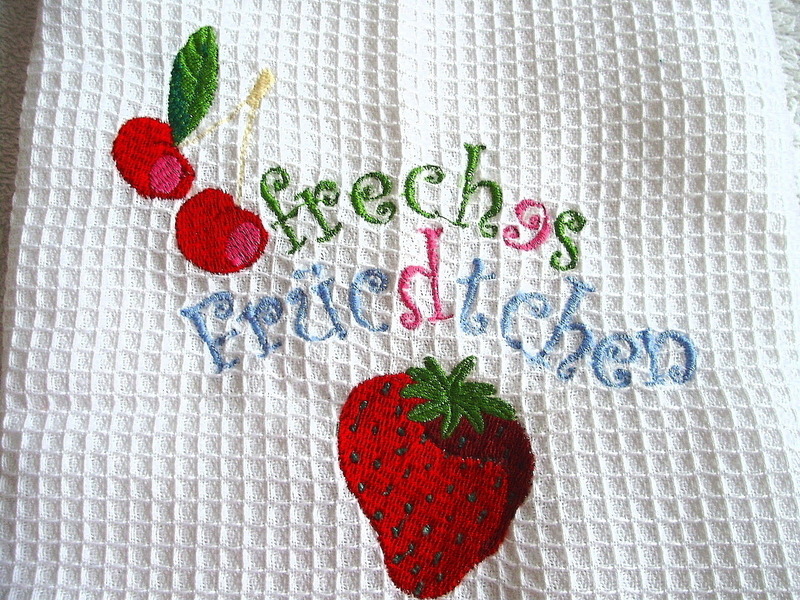 Geschirrtuch Waffelpique' - Freches Früchtchen Geschirrtuch Waffelpique' - Freches Früchtchen von Hobbyhaus