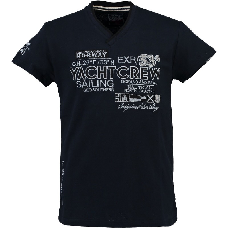 Geographical Norway Herren V-T-Shirt JIMONO Herrenshirt kurzarm Shirt NEU/OVP von fairhandelshop