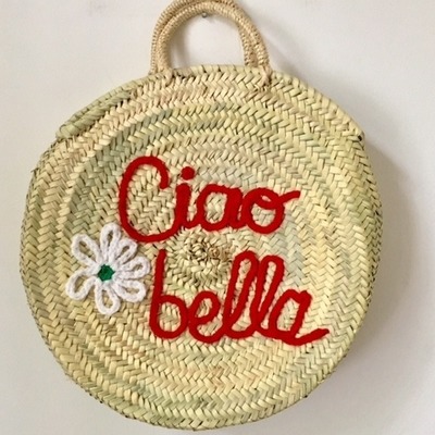 Runde Korbtasche CIAO BELLA Runde Korbtasche CIAO BELLA von Miss Souk