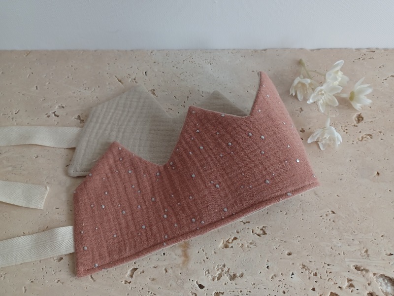 Geburtstagskrone Stoffkrone Musselin Krone von SilberKitty