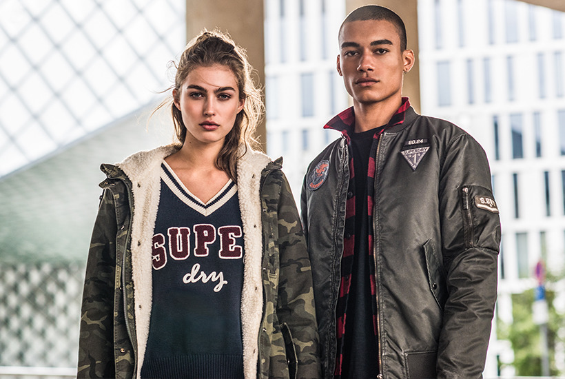 Mit Superdry durch dick und dünn