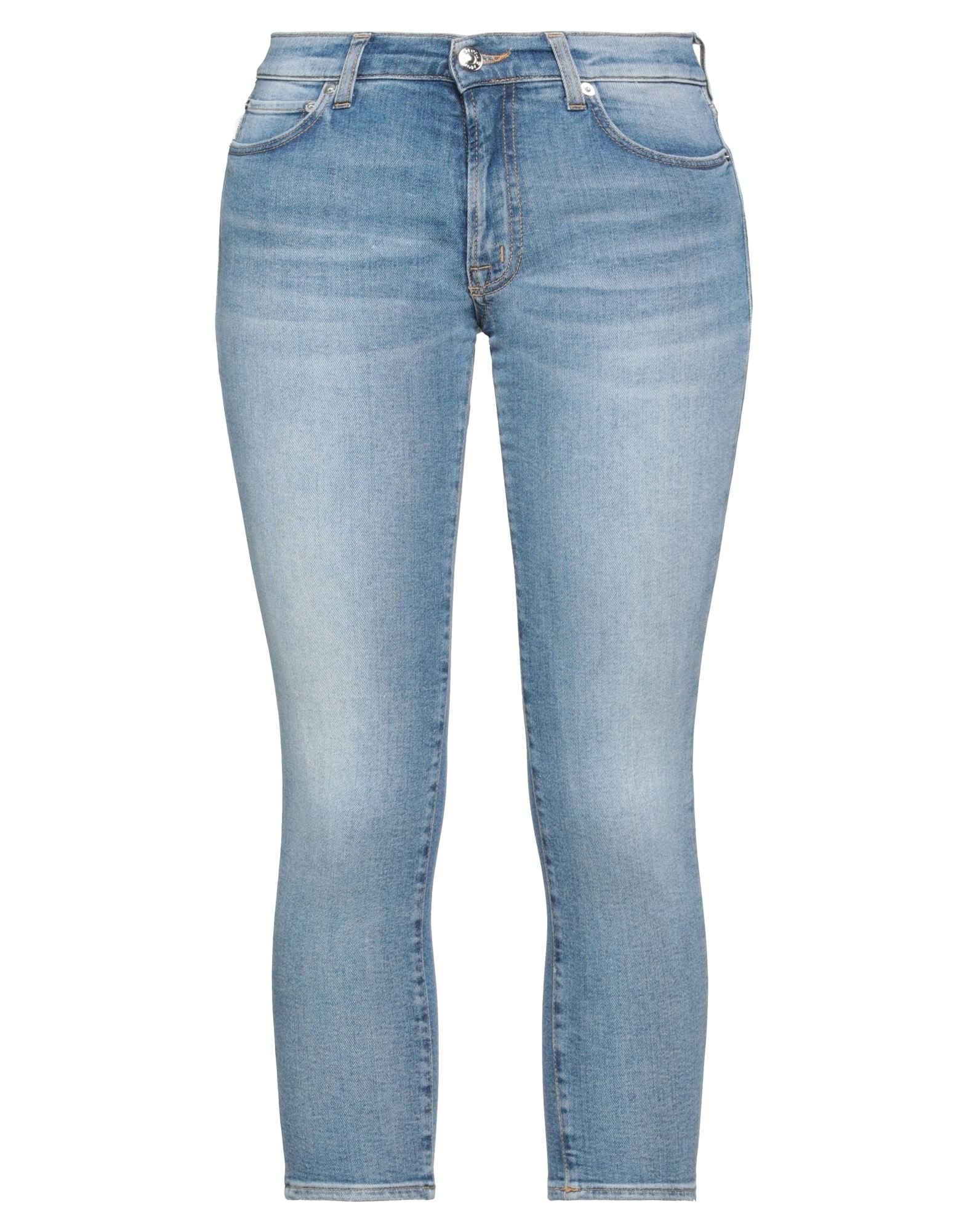 (+) PEOPLE Cropped Jeans Damen Blau von (+) PEOPLE