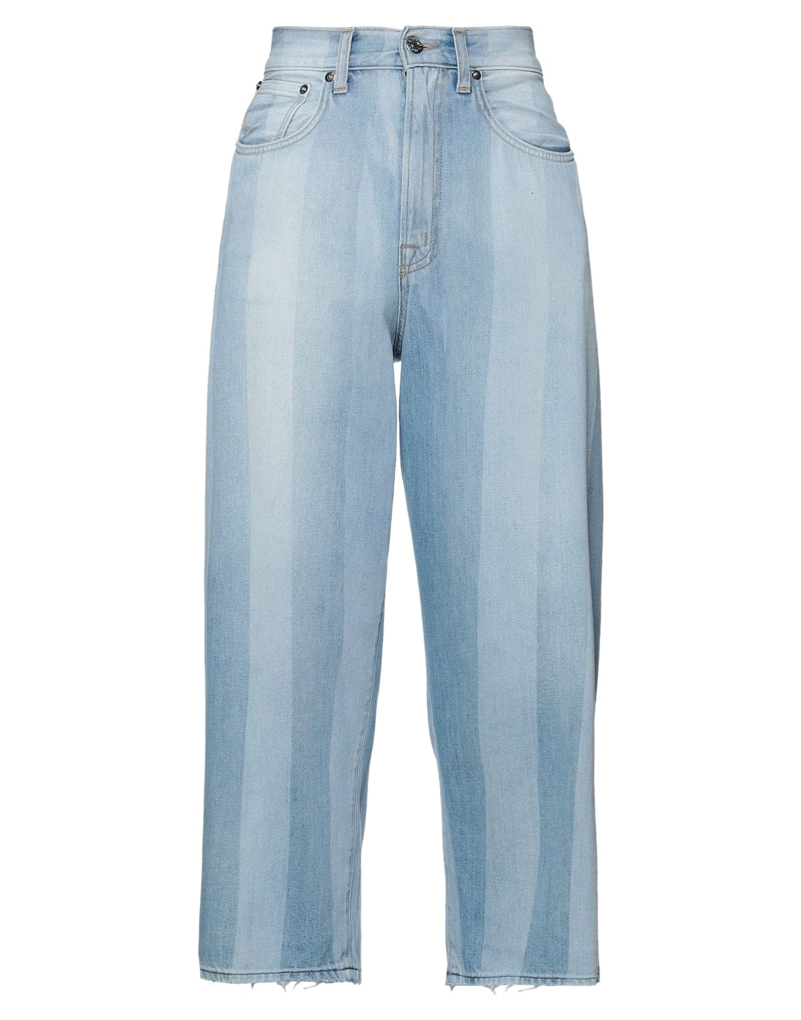 (+) PEOPLE Cropped Jeans Damen Blau von (+) PEOPLE