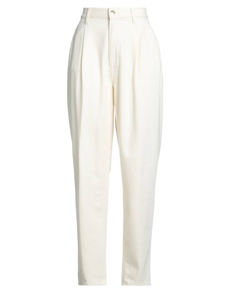 (+) PEOPLE Jeanshose Damen Cremeweiß von (+) PEOPLE