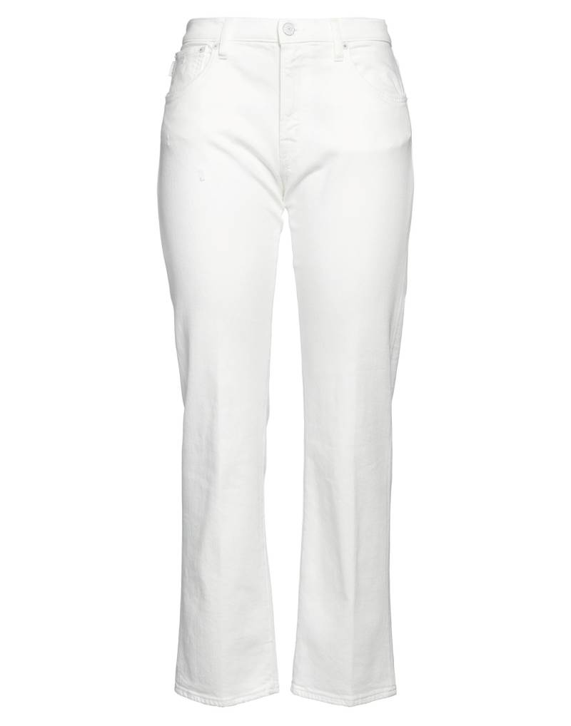 (+) PEOPLE Jeanshose Damen Weiß von (+) PEOPLE